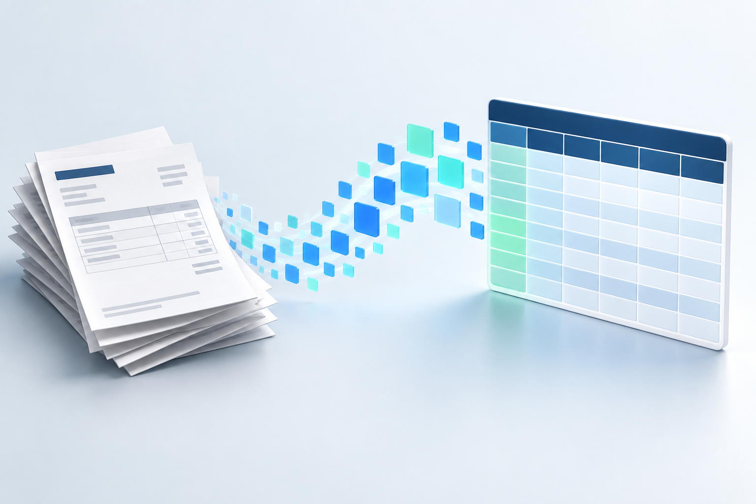 Cómo extraer facturas a un archivo Excel estructurado